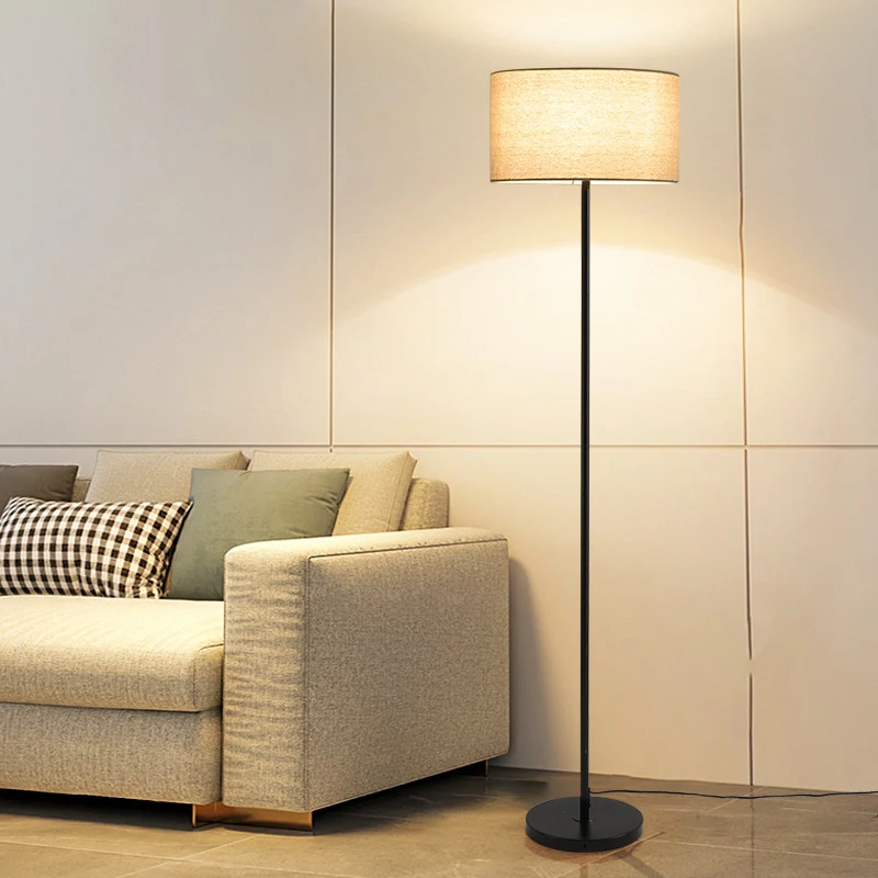 Floor Lamp Tripod - Современный простой тканевый светодиодный торшер для
