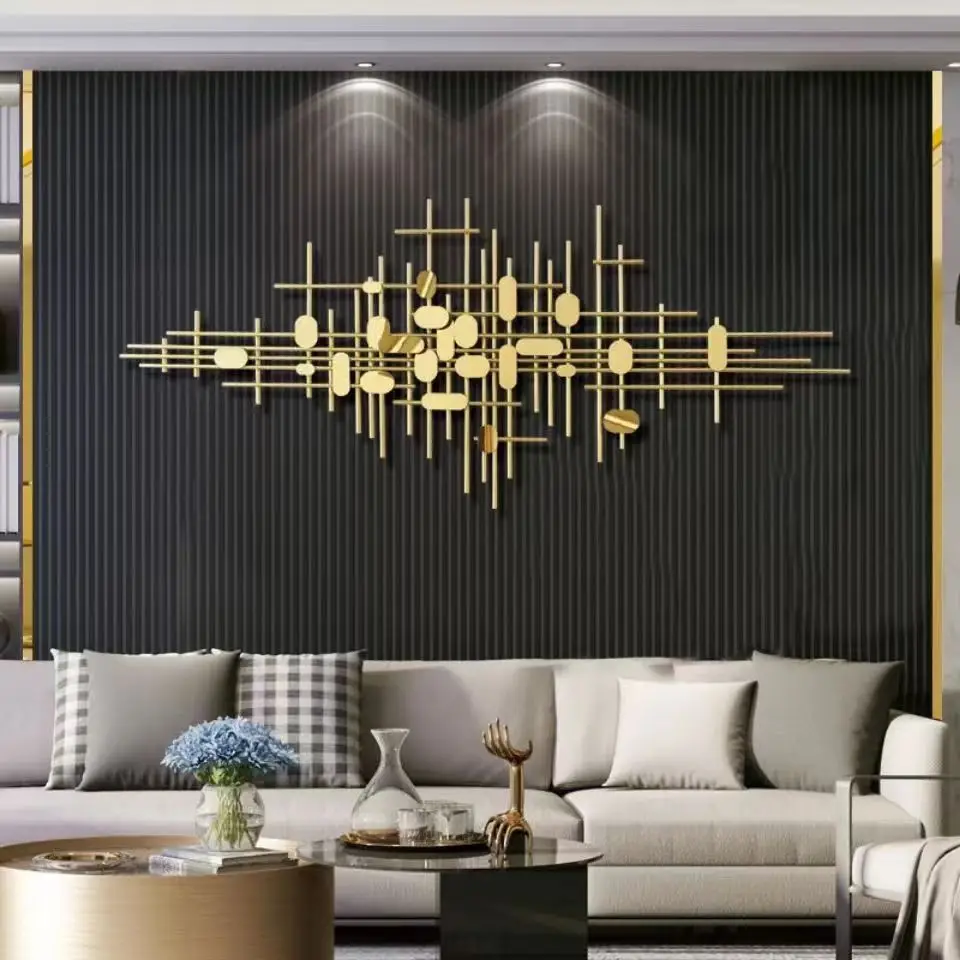 Lighting Metal Wall Decor - Скандинасветильник Роскошные Настенные украшения для гостиной
