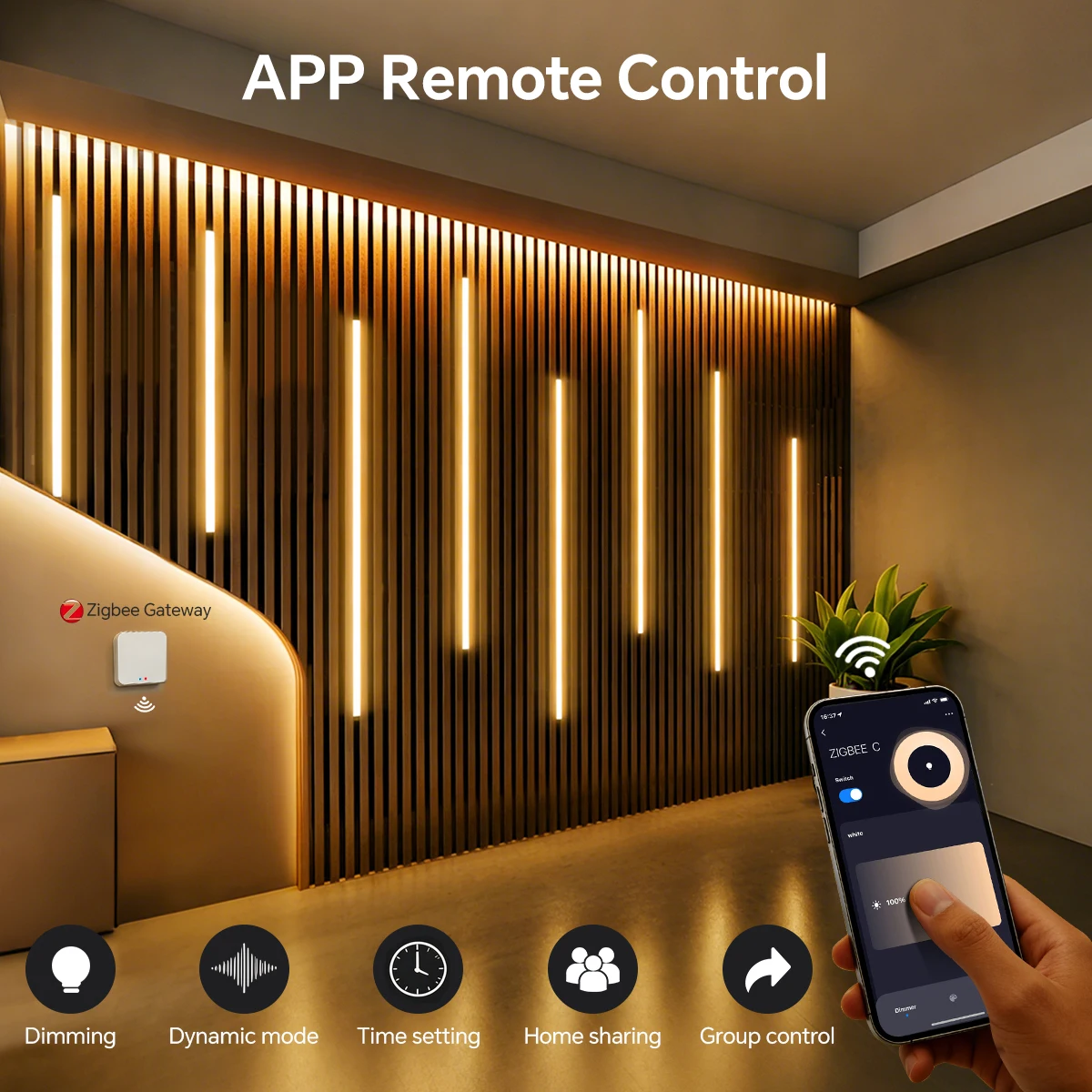 Светодиодная лента Tuya Smart  – обзор и цена Foyer Lighting Wall Decor