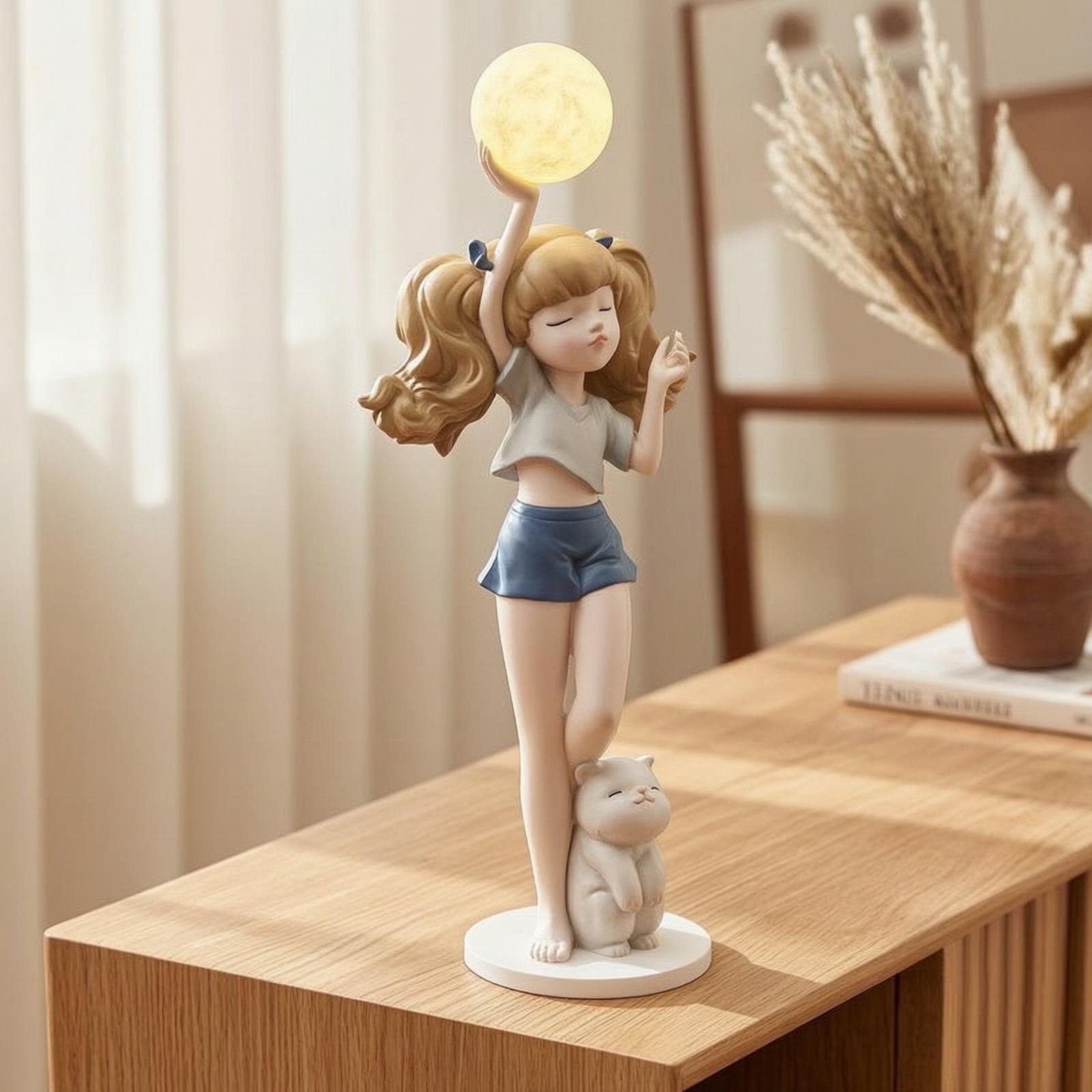 Элегантная фигурка-лампа в вид – обзор и цена Ambient Lighting Decor For Room