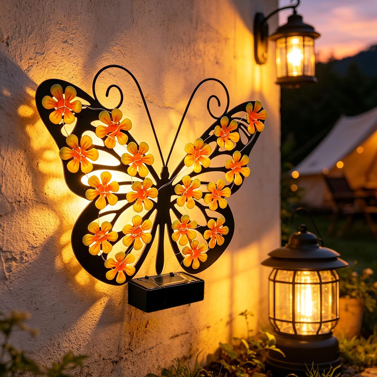 Светодиодные солнечные металли – обзор и цена Lighting Metal Wall Decor