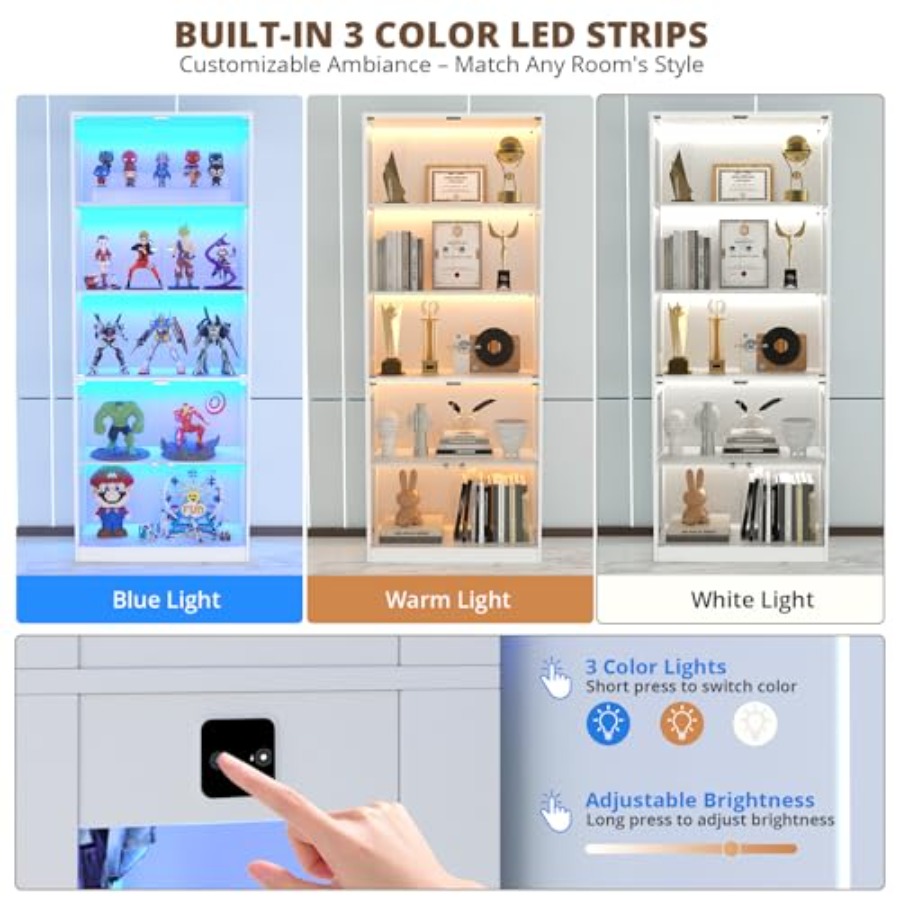80-дюймовый шкаф-витрина с сте – обзор и цена Lighting & Home Decor Studio