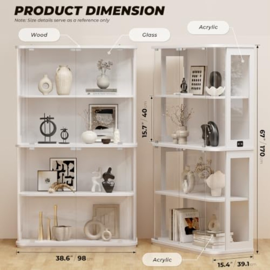 Закругленный витринный шкаф дл – обзор и цена Lighting & Home Decor Studio