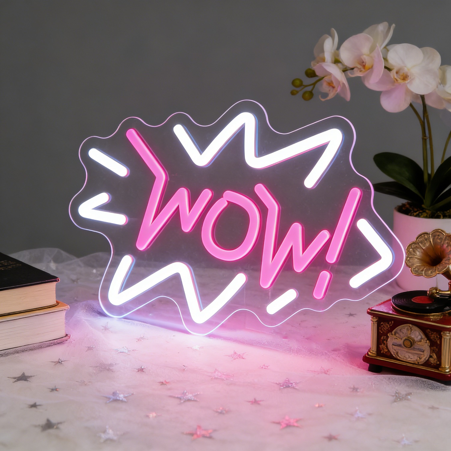 Неоновая вывеска LED в стиле п – обзор и цена Lighting Decor Wow
