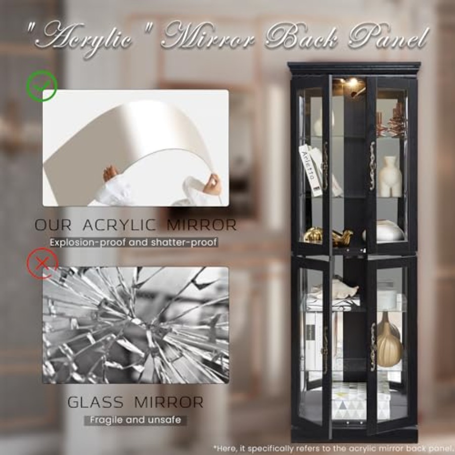 Светящийся витринный шкаф для  – обзор и цена Lighting & Home Decor Studio