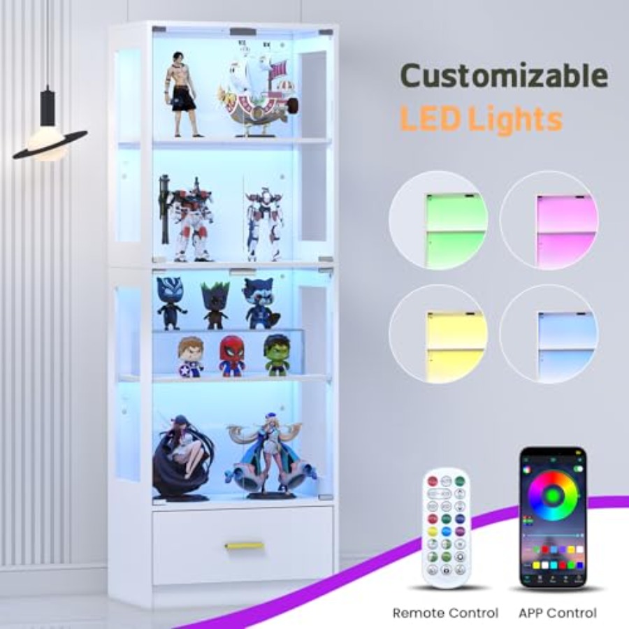 Стеклянный витринный шкаф с дв – обзор и цена Lighting & Home Decor Studio