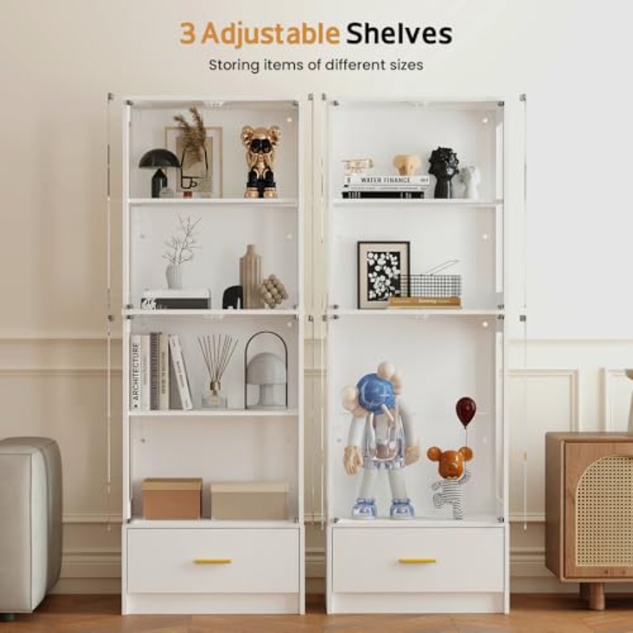 Стеклянный витринный шкаф с дв – обзор и цена Lighting & Home Decor Studio