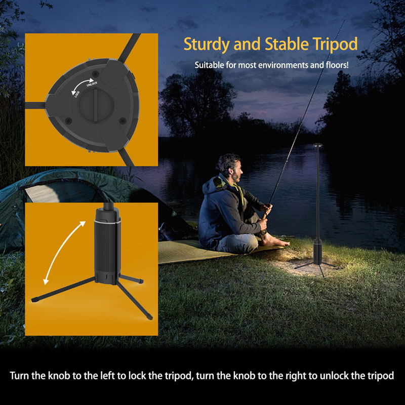 Портативный фонарь для кемпинг – обзор и цена Floor Lamp Tripod